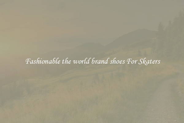 Fashionable the world brand shoes For Skaters
