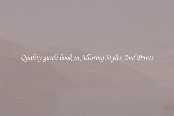 Quality guide book in Alluring Styles And Prints