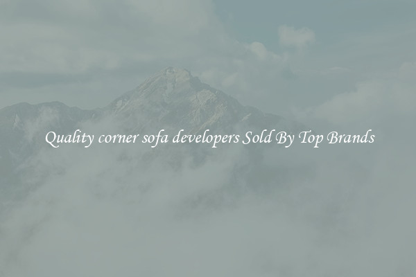Quality corner sofa developers Sold By Top Brands