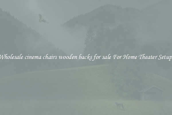 Wholesale cinema chairs wooden backs for sale For Home Theater Setups