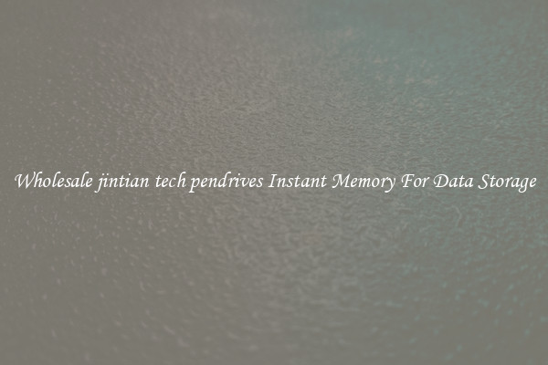 Wholesale jintian tech pendrives Instant Memory For Data Storage