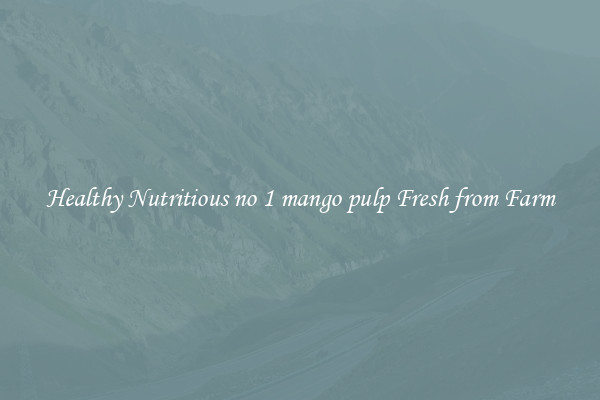 Healthy Nutritious no 1 mango pulp Fresh from Farm