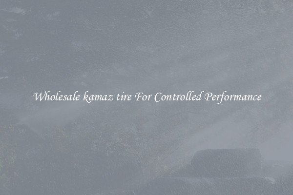 Wholesale kamaz tire For Controlled Performance